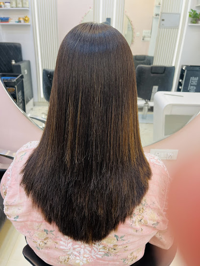 Hair colour and styling at Glorious Beauty Salon